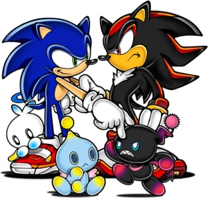 sonic and chao